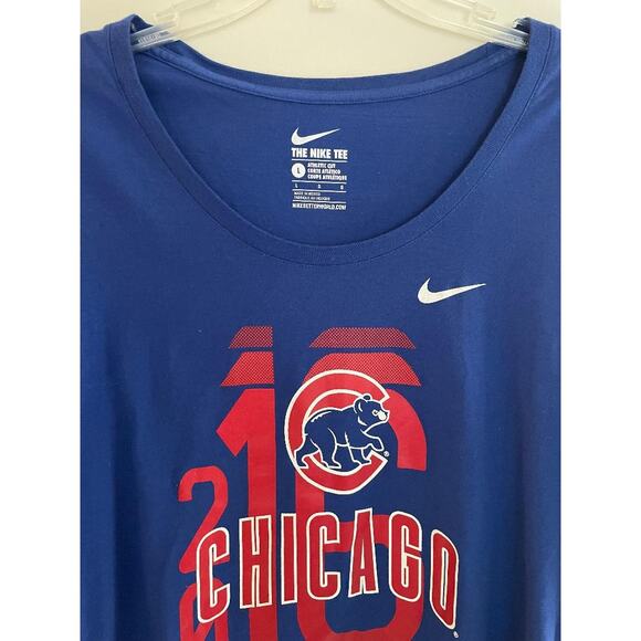 Cubs Woman's 2016 World Series The Nike Tee Size Large‎ - Picture 4 of 5